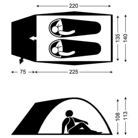 Salewa - XPD Altitude - 2-persoonstent