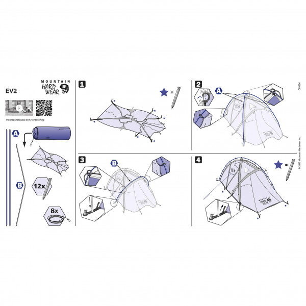 Mountain Hardwear - Ev 2 - 2-mannatält