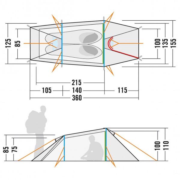 Tatonka - Narvik 2 - 2-mannatält