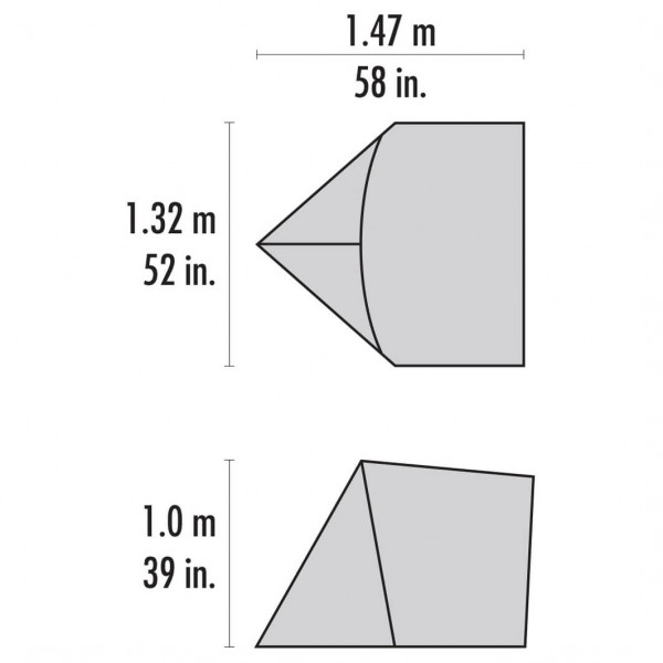 MSR - Nook - Tienda de campaña 2 personas