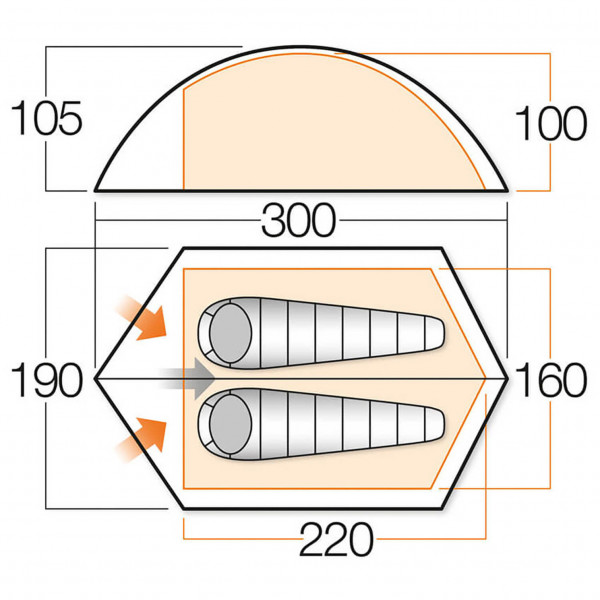 Vango - Blade 200 - Tenda a 2 posti