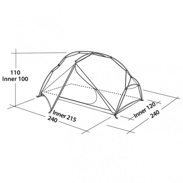 Robens - Tent Merlin - Tienda de campaña 2 personas