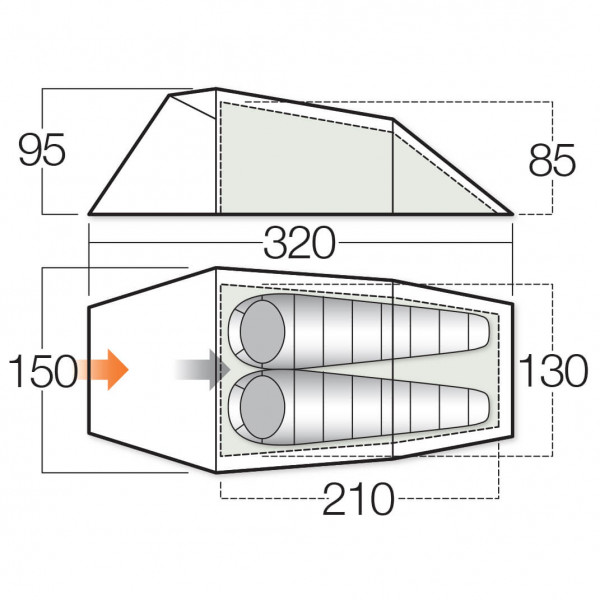Vango - Tempest 200 - 2 henkilön teltta