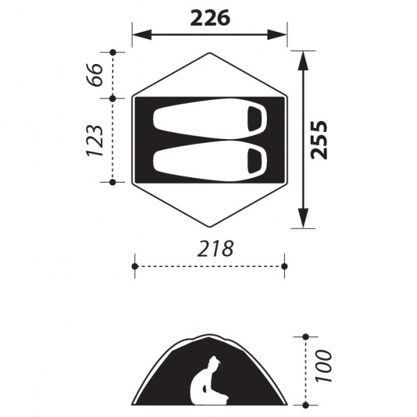 Nomad - Jade Tent - Tenda a 2 posti