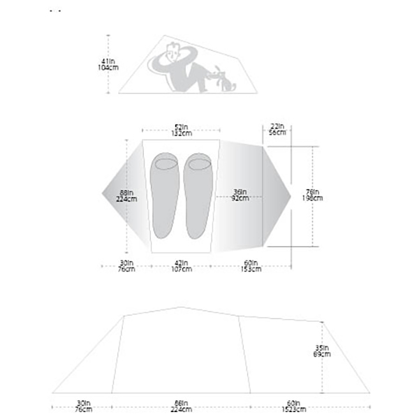 Big Agnes - Copper Hotel HV UL2 - 2-person tent
