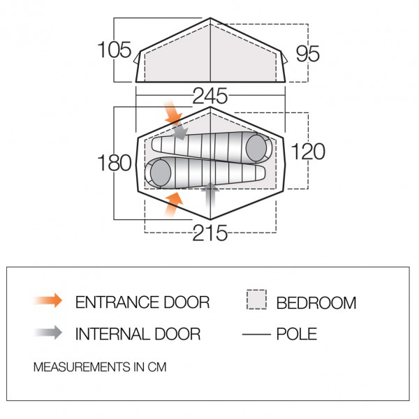 Vango - Cairngorm 200 - Tenda a 2 posti