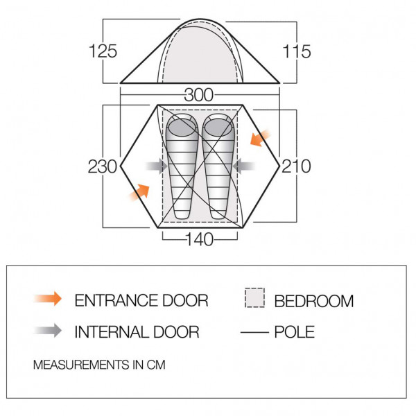 Vango - Halo Pro 200 - 2-persoonstent