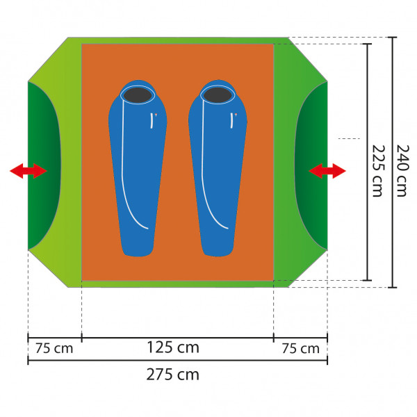 Rejka - Hamra Light - 2-persoonstent