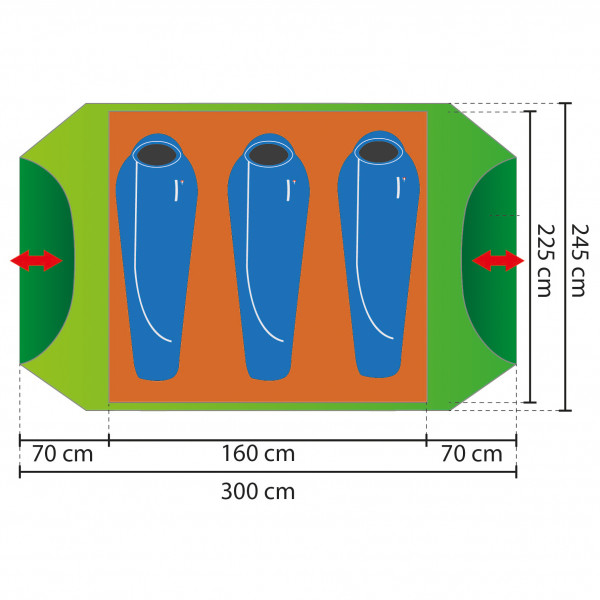 Rejka - Hamra Light HC - 2-persoonstent