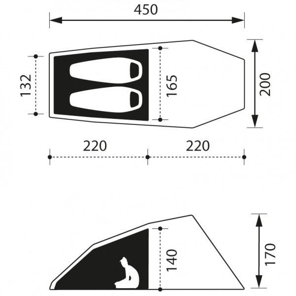 Nomad - Bedouin 2 LW - 2-persoonstent