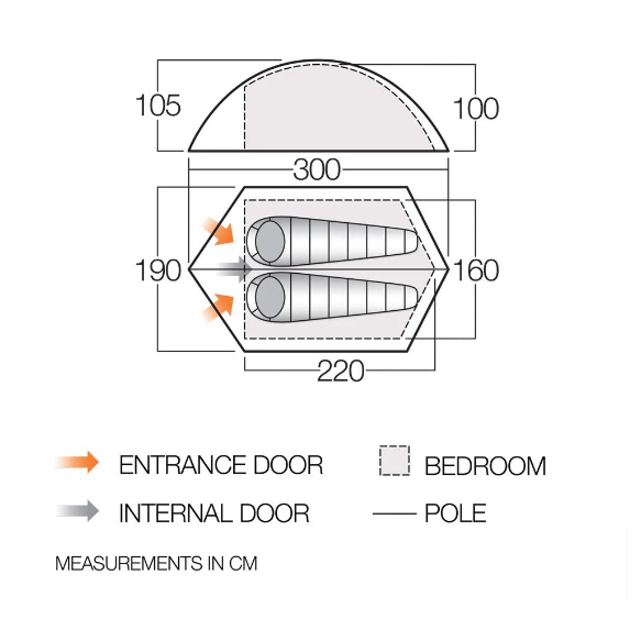 Vango - Blade 200 - 2-persoonstent
