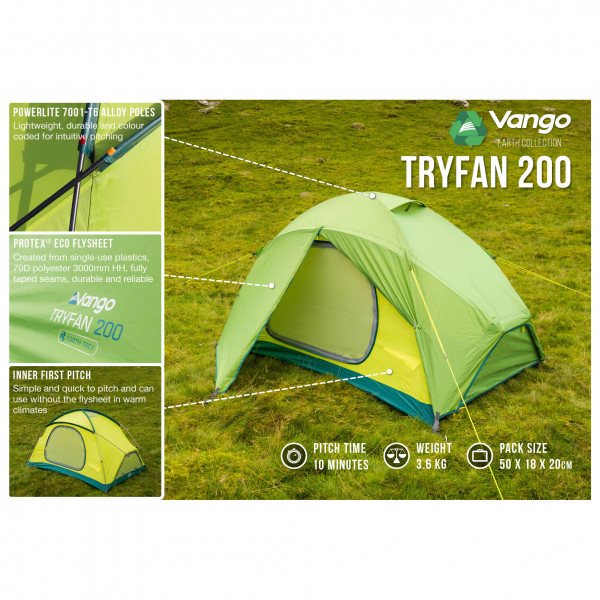 Vango - Tryfan 200 - 2 henkilön teltta