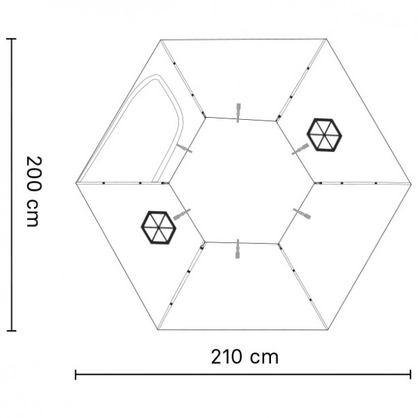 Samaya - Samaya2.5 - Tienda de campaña 2 personas