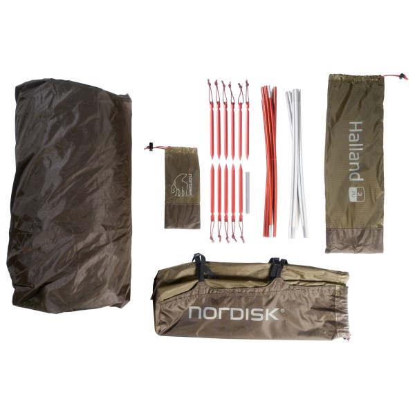 Nordisk - Halland 2 Pu (2.0) Tent - 2-persoonstent