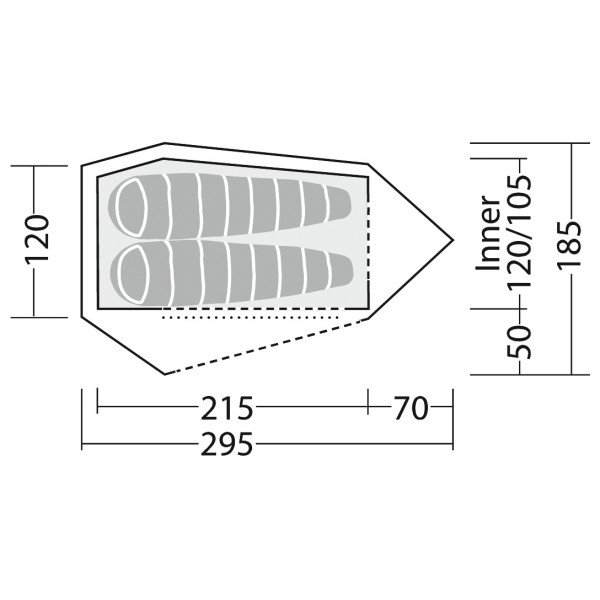 Robens - Challenger 2 Exp - Tienda de campaña 2 personas