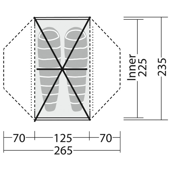 Robens - Lodge 2 Exp - Tienda de campaña 2 personas