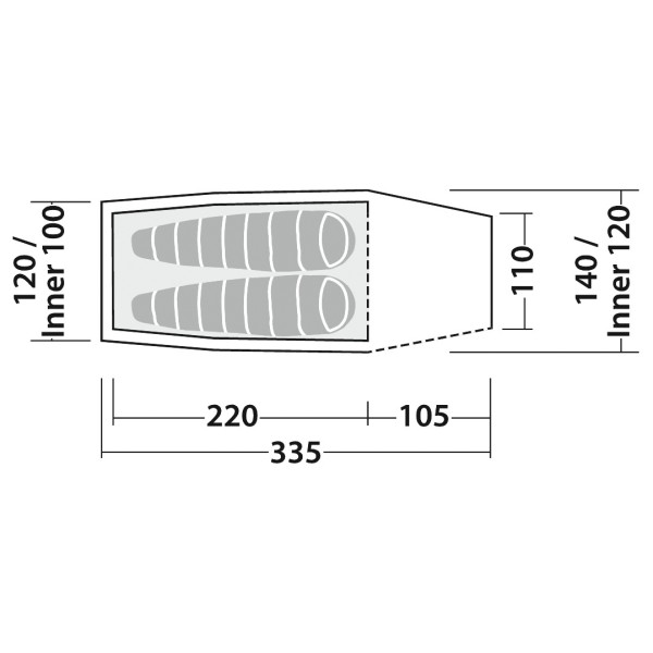 Robens - Sprinter 2 Lw - 2-personers telt