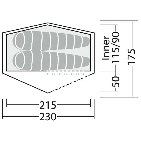 Robens - Starlight 2 Exp - Tienda de campaña 2 personas