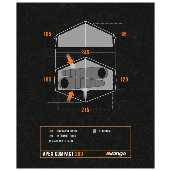 Vango - Apex Compact 200 - 2-personers telt