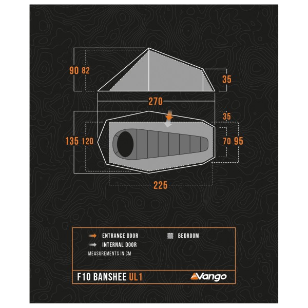 Vango - F10 Banshee UL1 - 1-personers telt