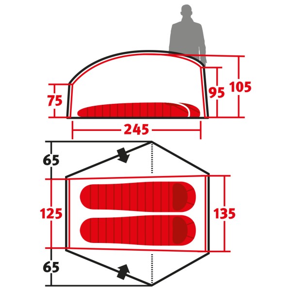 Wechsel - Exogen 2 XL - 2-Personen Zelt