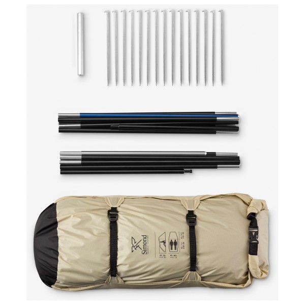 SIMOND - MT900 Tunnel Tent 2 - Tienda de campaña 2 personas