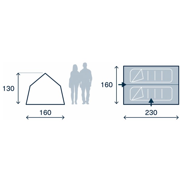Kampa - Stargazer 02 - 2-person tent