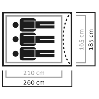Salewa - Litetrek Pro III Tent - 3-mannatält