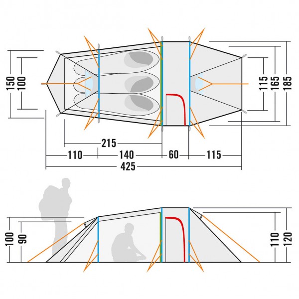 Tatonka - Grönland 3 - Tienda de campaña 3 personas