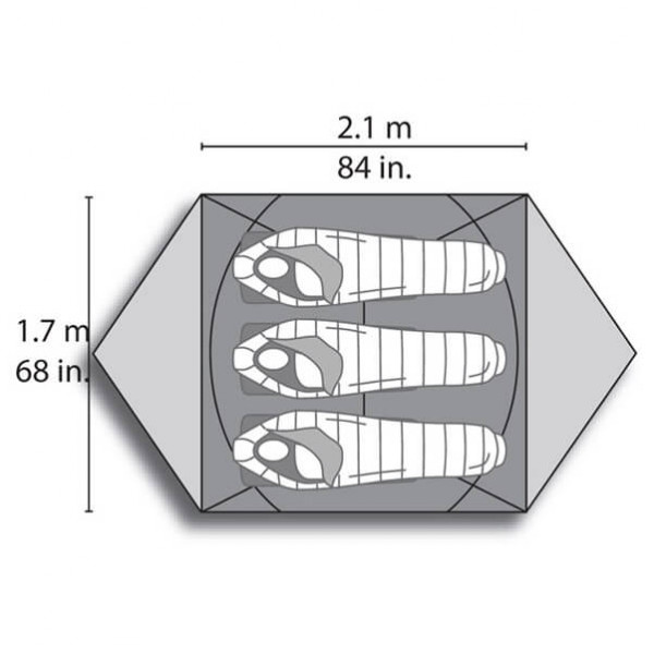 MSR - Mutha Hubba - 3-persoonstent