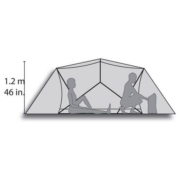 MSR - Mutha Hubba HP - 3-personers telt