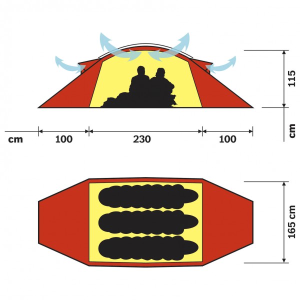 Hilleberg - Saivo - 3-persoonstent