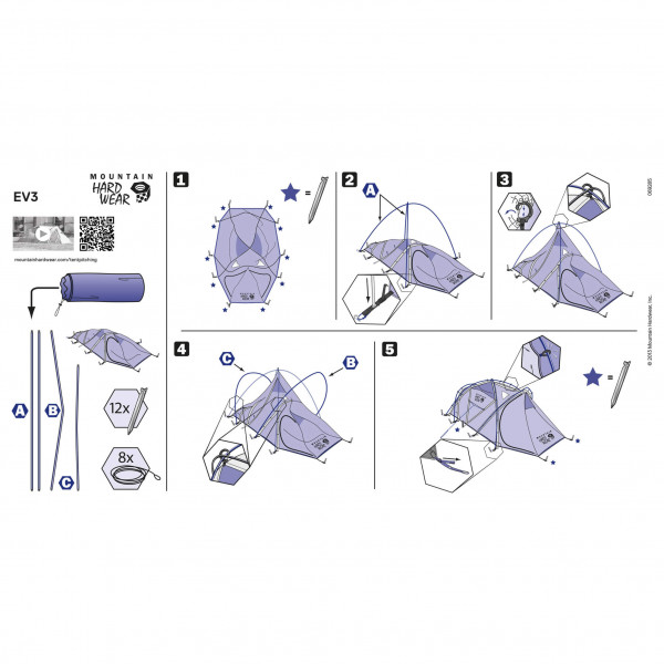 Mountain Hardwear - Ev 3 - 3-persoonstent