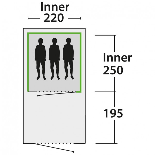 Outwell - Birdland 3 - 3-mannatält