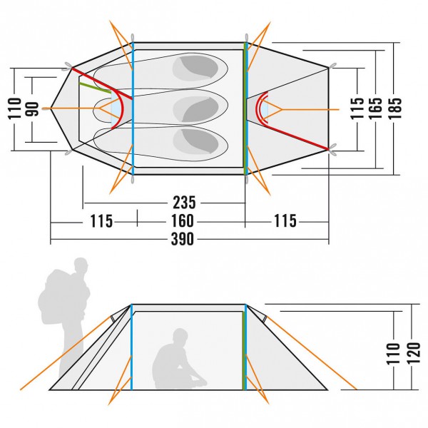 Tatonka - Arctis 3.235 PU - 3-mannatält