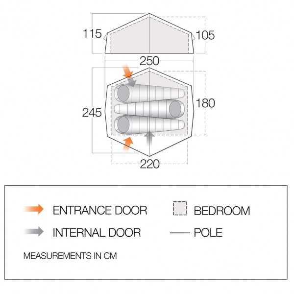 Vango - Cairngorm 300 - 3-persoonstent