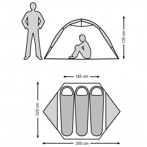 Stoic - Njavve 3P Tent - 3-persoonstent