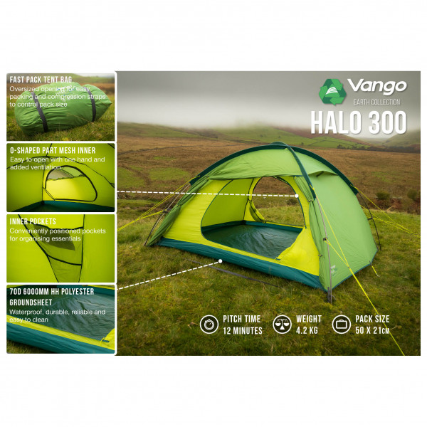 Vango - Halo 300 - 3-personers telt