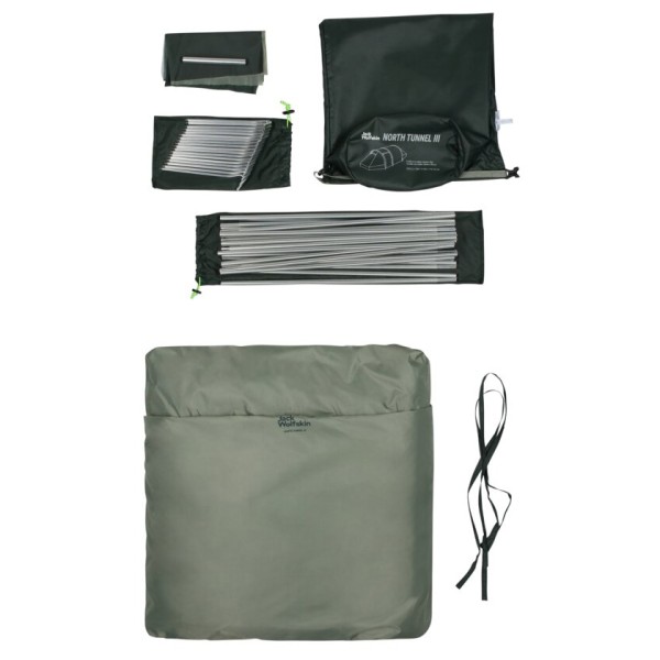 Jack Wolfskin - North Tunnel III - 3-mannatält