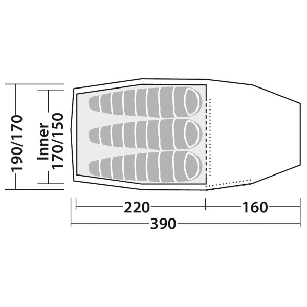 Robens - Sage 3 Pro - Tenda a 3 posti