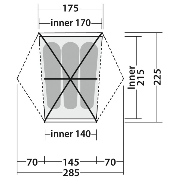 Robens - Seeker 3 Lw - 3-persoonstent