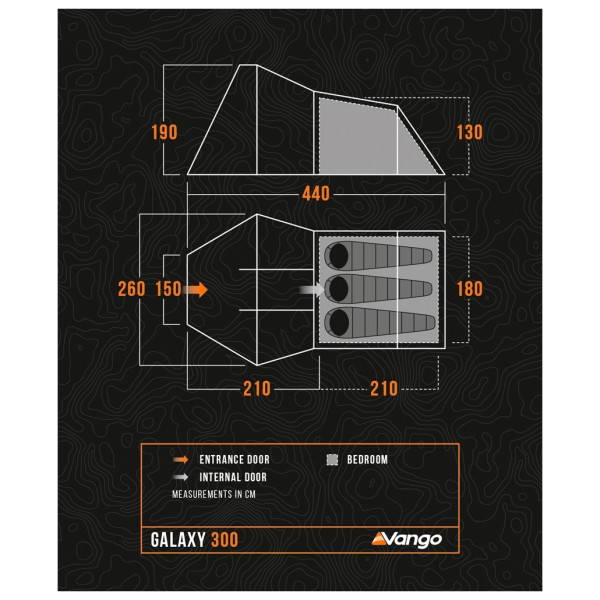 Vango - Galaxy 300 - 3-mannatält