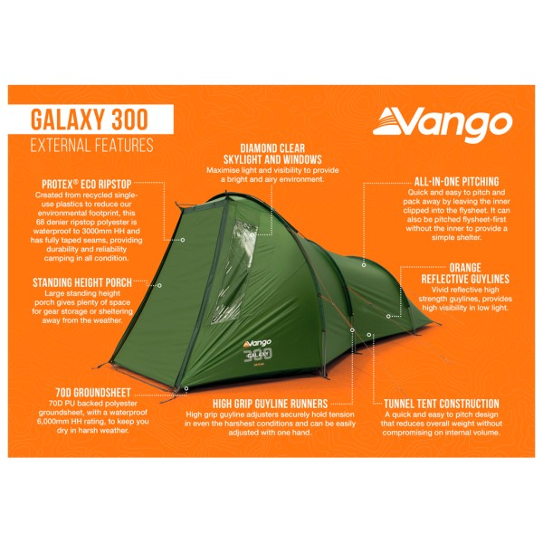 Vango - Galaxy 300 - 3-mannatält