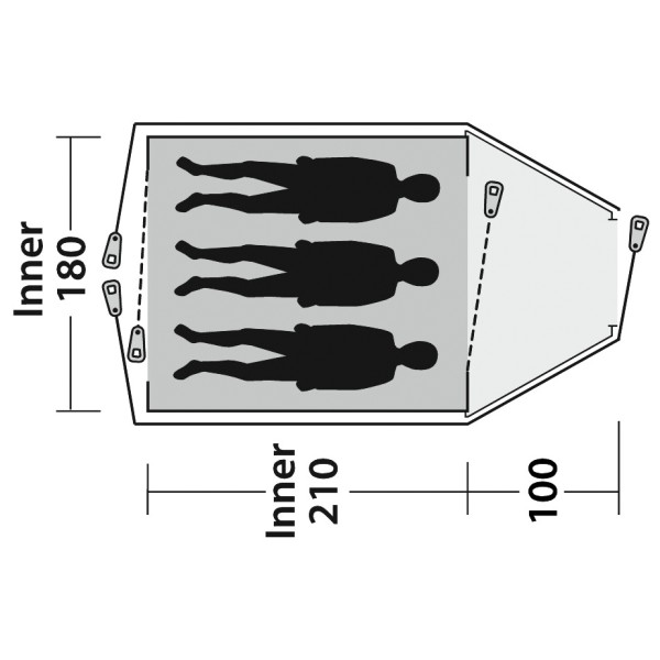 Outwell - Cloud 3 - 3-Personen Zelt