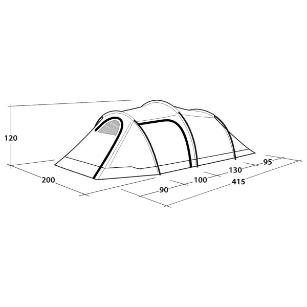 Outwell - Earth 3 Plus - 3-personers telt