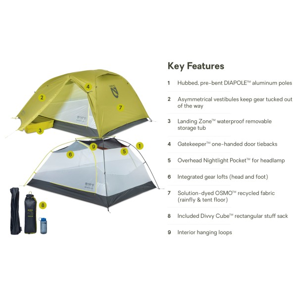 Nemo - Dragonfly Osmo 3P - 3-Personen Zelt