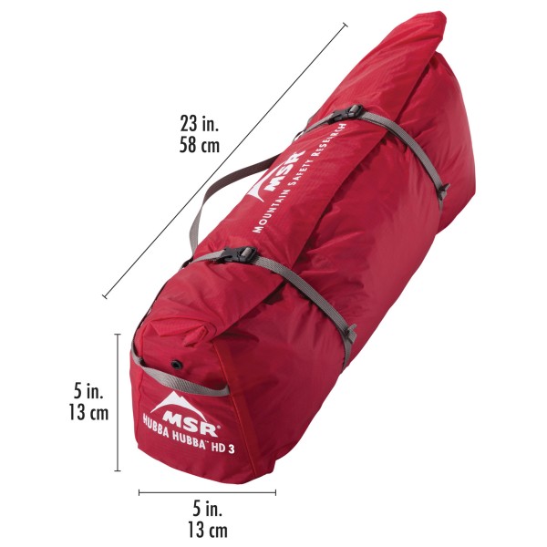 MSR - Hubba Hubba HD 3 Person - 3-person tent