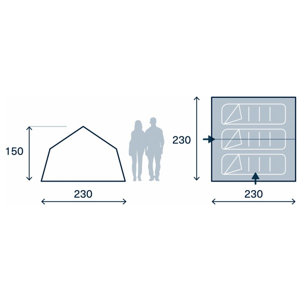 Kampa - Stargazer 03 - Tenda a 3 posti