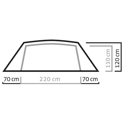 Salewa - Denali IV Tent - Tienda de campaña 4 personas
