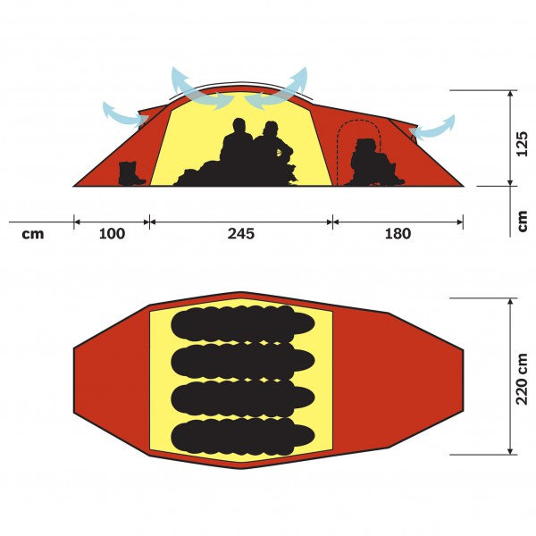 Hilleberg - Saitaris - Tenda a 4 posti